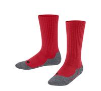 Falke Tagessocke Active Warm (wärmende Merinowolle) weinrot Kinder - 1 Paar, Größe 39-42