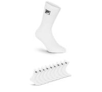Sportsocken FILA "UNISEX CREW TENNIS FULL TERRY SOCKS", Herren, Gr. 35-38, weiß, Baumwollmischung, unifarben, elastisch, Socken Sportsocken, mit langem Rippenbündchen (86307835-35) weiß