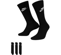 Sportsocken NIKE SPORTSWEAR "U NK NSW EVERYDAY ESSENTIAL CR", Herren, Gr. XL (46/50), schwarz, Obermaterial: 100% Textilmaterial, Socken Sportsocken, für sportive Aktivitäten, mit Dri-FIT-Technologie