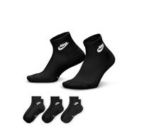 Sportsocken NIKE "U NK ED ELVD ANK 3P FUTRA -144", Damen, Gr. L (42/45), multi, color1, Obermaterial: 69% Baumwolle, 29% Polyester, 2% Elasthan, Socken Sportsocken, für Erwachsene, Everyday Essential