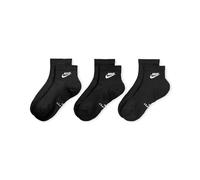 Sportsocken NIKE "U NK ED ELVD ANK 3P FUTRA -144", Damen, Gr. M (38/41), multi, color1, Obermaterial: 69% Baumwolle, 29% Polyester, 2% Elasthan, Socken Sportsocken (46753204-M) multi, color1