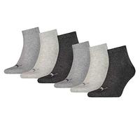 PUMA Unisex Quarters Socken Sportsocken 12er Pack anthracite 800 - 35/38