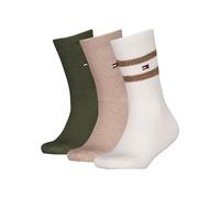 Socken TOMMY HILFIGER "TH KIDS SOCK 3P SPORT", Damen, Gr. 27-30, camel, Obermaterial: 74% Baumwolle, 24% Polyamid, 2% Elasthan, Socken Socken (49354010-27) camel
