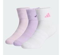 3er Pack adidas Cushioned Sportswear Ankle Socken Kinder KD1724 - powder plum/white/ice lavender 22-24