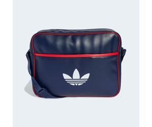 Sporttasche ADIDAS ORIGINALS "AIRLINER", blau (night indigo), Obermaterial: 100% Polyurethan, Taschen Sporttasche, Schultertasche im angesagten Retrolook (18360940-0) night indigo