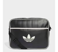 Sporttasche ADIDAS ORIGINALS "AIRLINER", Damen, schwarz, Obermaterial: 100% Polyurethan, Taschen Sporttasche, Schultertasche im angesagten Retrolook (70711425-0) schwarz