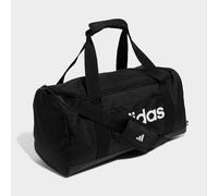 Adidas Unisex Essentials Linear Duffel Bag, Black/Black/White, S