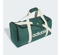 Sporttasche ADIDAS PERFORMANCE "LINEAR DUFFELBAG M", grün (collegiate grün, ivory), Obermaterial: 100% Polyester, Taschen Sporttasche (89215614-0) collegiate grün, ivory