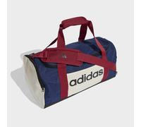 Sporttasche ADIDAS PERFORMANCE "LINEAR DUFFELBAG S IM COLOURBLOCKING-STYLE", dunkelblau, sanftes weiß, active maroon, Obermaterial: 100% Polyester, Taschen Sporttasche (63174019-0) dunkelblau, sanftes