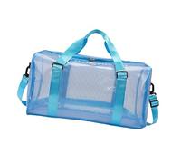 Sporttasche aus PVC, wasserdicht, leicht, Schultertaschen für Fitness, Reisen und den täglichen Gebrauch, geräumige, wasserabweisende PVC-Reisetasche für Outdoor-Abenteuer, blau, Mass Beauty