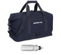 Sporttasche Elephant One Nassfach 47 cm 30L Schuhfach 13115 Black +Flasche | Damen Herren Reisetasche 0L Schuhfach Mattenhalter Innentaschen Sport Gym Reise Sauna Fitness Schultertasche Tasche