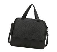 Sporttasche, faltbar, Reisetasche, Handgepäcktasche, Wochenendtasche für Damen und Mädchen, wasserdicht, über Nacht, für Yoga, Reisen, Schwarz , Mass Beauty