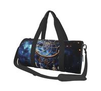 Sporttasche für Damen und Herren, Reisetasche, Reisetasche, Traumfänger, Wochenendtasche, Segeltuch, Handgepäcktasche für Reisen, Schwimmen, Fitness, Workout, Sport, Reisetasche, Schwarz,