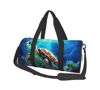 Sporttasche für Damen und Herren, Reisetasche, Seetasche, Meeresschildkröten, Diamantmalerei, Wochenendtasche, Segeltuch, Handgepäcktasche für Reisen, Schwimmen, Fitness, Workout, Sport,
