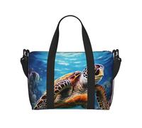 Sporttasche für Damen und Herren, Reisetasche, Wochenendtasche, Handgepäck, Übernachtungstasche, für Reisen, Schwimmen, Fitness, Workout, Sport, Schwarz und Weiß, Marmor-Duffle Bag, Diamantgemälde