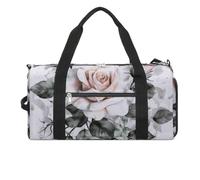 Sporttasche für Herren, Reisetasche, Reisetasche, Wasserfarben, Blumenmuster, Rose, Wochenendtasche, Wochenendtasche, für Sport, Stil, Einheitsgröße, Stil:, Einheitsgröße