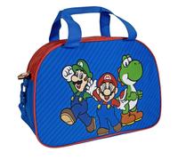 Sporttasche für Kinder 3 4 5 6 Jahre Mario Luigi Yoshi - Schwimmtasche Badetasche Kleine Jungen kompatibel mit Super Mario - Kindergarten Tasche Kleinkinder für Sport Reisen Weekend - 28x41x21 cm