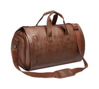 Sporttasche für Kleidung, Reisen, Reisetaschen, Schuhfach, aus PU-Leder, für Anzug, wasserdicht, Koffer 2 1