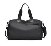 Sporttasche Große Kapazität Yoga Sporttasche Wasserdicht Frauen Schwimmen Outdoor Sport Taschen Multifunktions Hand Reise Duffle(Black)
