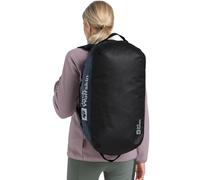 Sporttasche JACK WOLFSKIN "ALL-IN DUFFLE 35", Damen, Gr. onesize, blau (midnight, sky), Polyester, Taschen Sporttasche (87310118-0) midnight, sky