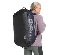 Sporttasche JACK WOLFSKIN "ALL-IN DUFFLE 65", Damen, Gr. onesize, blau (midnightsky), Polyester, Taschen Sporttasche (71736239-0) midnightsky