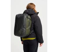 Sporttasche JACK WOLFSKIN "TECTON DUFFLE 35", Gr. onesize, grün (richolive), Polyester, Taschen Sporttasche, Reisetasche 35 Liter, wasserabweisend, als Rucksack tragbar (54334139-0) richolive
