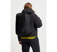 Sporttasche JACK WOLFSKIN "TECTON DUFFLE 35", Gr. onesize, schwarz (phantom), Polyester, Taschen Sporttasche, Reisetasche 35 Liter, wasserabweisend, als Rucksack tragbar (63545438-0) phantom