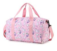 Sporttasche Kinder Mädchen,RAVUO Wasserdicht Reisetasche Trainingstasche Mit Nassraum, Duffle Bag Schwimmtasche Badetasche Groß für Schule Reisenthel