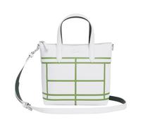 Sporttasche Lacoste Mini Anna Reversible Zipped Tote - white - Weiß
