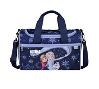 Sporttasche Mädchen mit Name Personalisiert, Disney Frozen, Kleine Reisetasche Schwimmtasche Kindersporttasche Frozenmotiv
