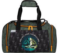 Sporttasche MCNEILL "Neu, Star Wars, Mandalorian", Kinder, Gr. B/H/T: 37cm x 25cm x 20cm, grau (mandalorian), Polyester, Taschen Sporttasche, für Schule, Sport und Freizeit (48732544-0) mandalorian