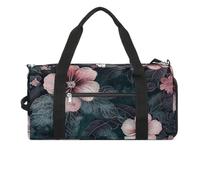 Sporttasche mit grünen Blättern und Blumen, für Damen und Herren, große Wochenendtasche, Handgepäcktasche mit Schuhfach für Workout, Stil, Einheitsgröße, Stil:, Einheitsgröße