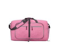 Sporttasche mit Schuhfach, großes Fassungsvermögen, Faltbare Reisetasche for Yoga, Reisen, Workout, Sport, täglicher Gebrauch Sport Tasche(Rose)