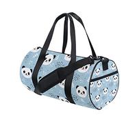 Sporttasche mit süßem Panda-Motiv, Reisetasche, mit verstellbarem Riemen, Rucksack, Wochenendtasche, Gepäcktasche für Männer und Frauen, Blau, mehrfarbig, Einheitsgröße