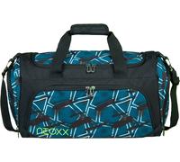 Sporttasche NEOXX "Move", Kinder, Gr. B/H/T: 43cm x 26cm x 24cm, blau (flash yourself), Polyester, Taschen Sporttasche, teilweise aus recyceltem Material (84541206-0) flash yourself