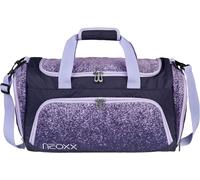 Sporttasche NEOXX "Move", Kinder, Gr. B/H/T: 43cm x 26cm x 24cm, lila (glitterally perfect), Polyester, Taschen Sporttasche, teilweise aus recyceltem Material (16083563-0)