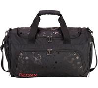 Sporttasche NEOXX "Move", Kinder, Gr. B/H/T: 43cm x 26cm x 24cm, splash schwarz, Polyester, Taschen Sporttasche, teilweise aus recyceltem Material (60129520-0)