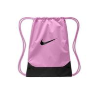Sporttasche NIKE "NK BRSLA DRAWSTRNG - X", lt magenta, schwarz, schwarz, Obermaterial: 100% Polyester, Taschen Sporttasche, sportlicher Stil, für Fitness und sportliche Aktivitäten (76548908-0) lt mag