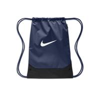 Sporttasche NIKE "NK BRSLA DRAWSTRNG - X", midnight navy, schwarz, weiß, Obermaterial: 100% Polyester, Taschen Sporttasche, sportlicher Stil, für Fitness und sportliche Aktivitäten (37714031-0) midnig