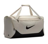 Sporttasche NIKE "NK BRSLA M DUFF - X", light bone, schwarz, schwarz, Obermaterial: 100% Polyester, Taschen Sporttasche, für Erwachsene, mit Reißverschlusstasche vorne (72911342-0) light bone, schwarz