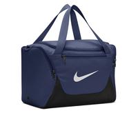 Sporttasche NIKE "NK BRSLA XS DUFF - X", midnight navy, schwarz, weiß, Obermaterial: 100% Polyester, Taschen Sporttasche, für Erwachsene, mit belüftetem Seitenfach, mit beschichtetem Boden (17106845-0