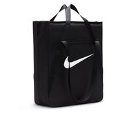 Sporttasche NIKE "NK GYM TOTE - SP26 (Consumer Facing Name TBD)", Damen, schwarz, schwarz, weiß, Obermaterial: 100% Polyester, Taschen Sporttasche, mit mehreren Innentaschen, mit Taschen vorne und hin