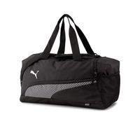 Sporttasche PUMA "FUNDAMENTALS SPORTS BAG S", Gr. B/H/T: 45cm x 23cm x 26cm, schwarz (puma schwarz), Netz, Obermaterial: 100% Polyester, unifarben, Taschen Sporttasche, sportlicher Stil, mit gepolster