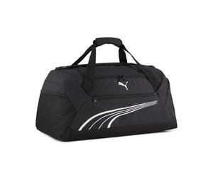 Sporttasche PUMA "Funtal 49L Mittelgroße Sporttasche Erwachsene", Gr. B/H/T: 62cm x 29,5cm x 32cm onesize, schwarz, Polyester, Taschen Sporttasche (66828509-0) schwarz