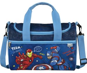 Sporttasche SCOOLI "Jurassic World", Kinder, Gr. B/H/T: 35cm x 23cm x 16cm, bunt (avengers blau), Polyester, Taschen Sporttasche (11389349-0) avengers blau