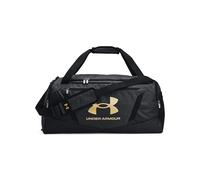 Sporttasche UNDER ARMOUR "UA UNDENIABLE 5.0 DUFFLE MD", Gr. B/H/T: 62cm x 35cm x 28cm, schwarz medium, Web, Polyester, Taschen Sporttasche, für Jugendliche, mit Reflektoren, leichtes Material, pflegel