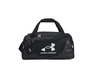 Sporttasche UNDER ARMOUR "UA UNDENIABLE 5.0 DUFFLE SM", Gr. B/H/T: 27cm x 26,5cm, schwarz (schwarz 001), Web, Polyester, unifarben, Taschen Sporttasche, mit großen belüfteten Fächern, mit Zip-Taschen