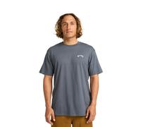 Billabong Herren-T-Shirt Arch Crew SS 100% Baumwolle Ombre Blau XL