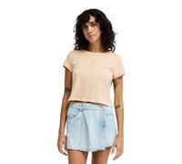 Sporttop BILLABONG "Daily", Damen, Gr. S, beige (soft peach), Obermaterial: 100% Baumwolle., Tops Sporttop (97949930-S) soft peach