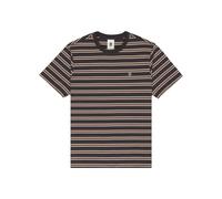 Element Icon Embroidery T-Shirt washed stripes offblack Gr. S